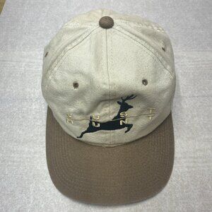 Vintage Hunting Baseball Cap Adjustable Hat Embroidered Signature Snap Back